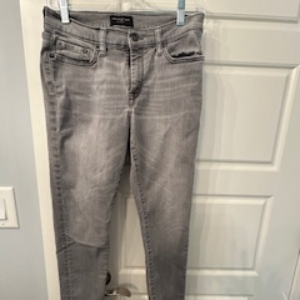 Banana Republic Factory Sculpt Skinny Gray Jeans Petite Size 27/4